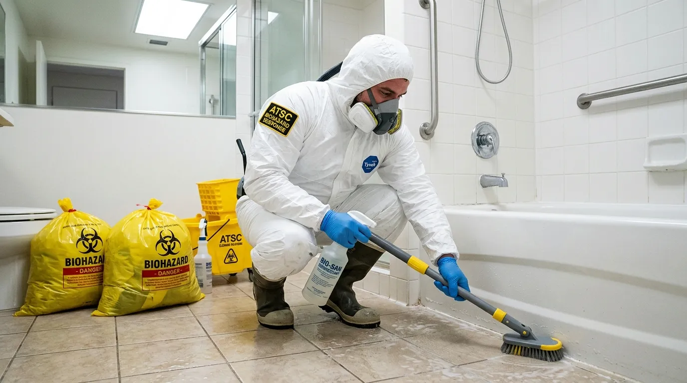 Decontamination equipment deployed for Blood Cleanup in Hartland